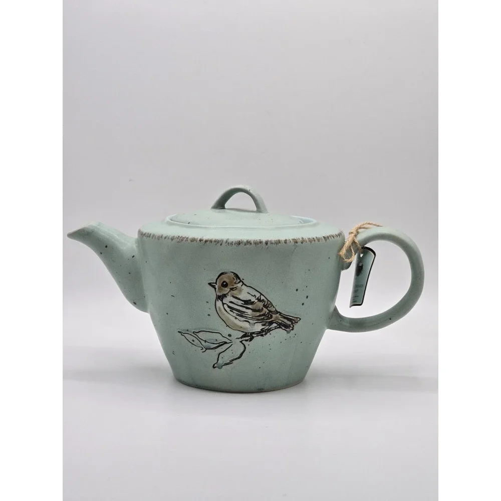 INHOMESTYLEZ Easter Bird Robins Egg‎ Teapot